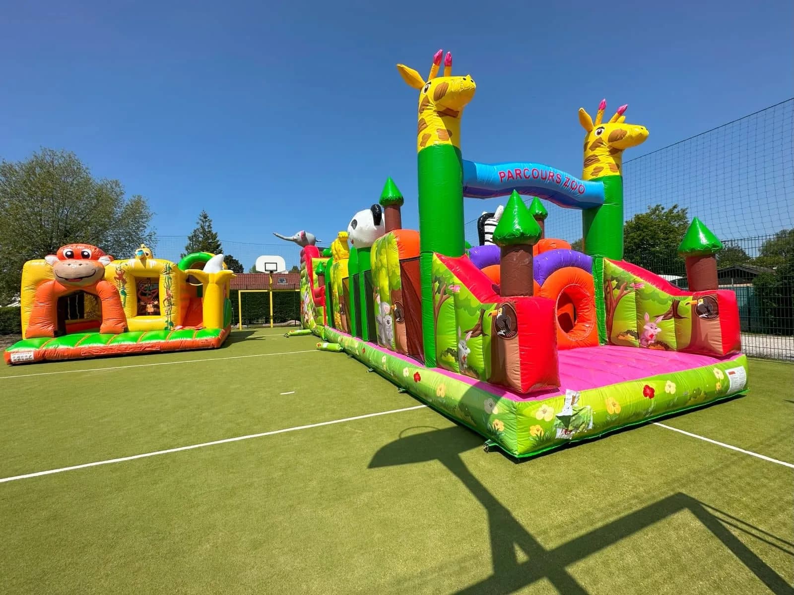 Jeux gonflables pour les enfants au camping